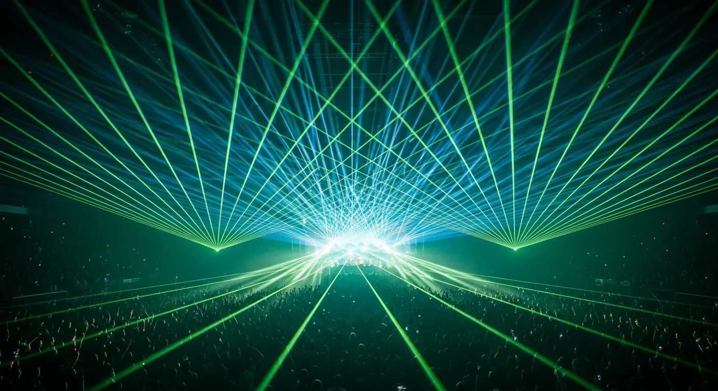 50 Watt laser system in action